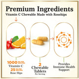 Vitamin C with Rose Hips, 1,000 mg – 120 Count