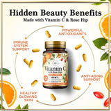 Vitamin C with Rose Hips, 1,000 mg – 120 Count