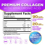 Collagen Peptides Powder with Hyaluronic Acid + Biotin, Unflavored