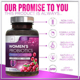 Womens Probiotic, Probiotics for Women 50 Billion CFU, Multi Strains to Support Immune, Digestive with Cranberry for Feminine Vaginal and Urinary Health, Shelf Stable, No Soy Gluten Dairy - 120 Count
