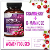 Women’s Probiotic, 50 Billion CFU + Cranberry – 60 Count