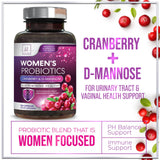 Womens Probiotic, Probiotics for Women 50 Billion CFU, Multi Strains to Support Immune, Digestive with Cranberry for Feminine Vaginal and Urinary Health, Shelf Stable, No Soy Gluten Dairy - 120 Count