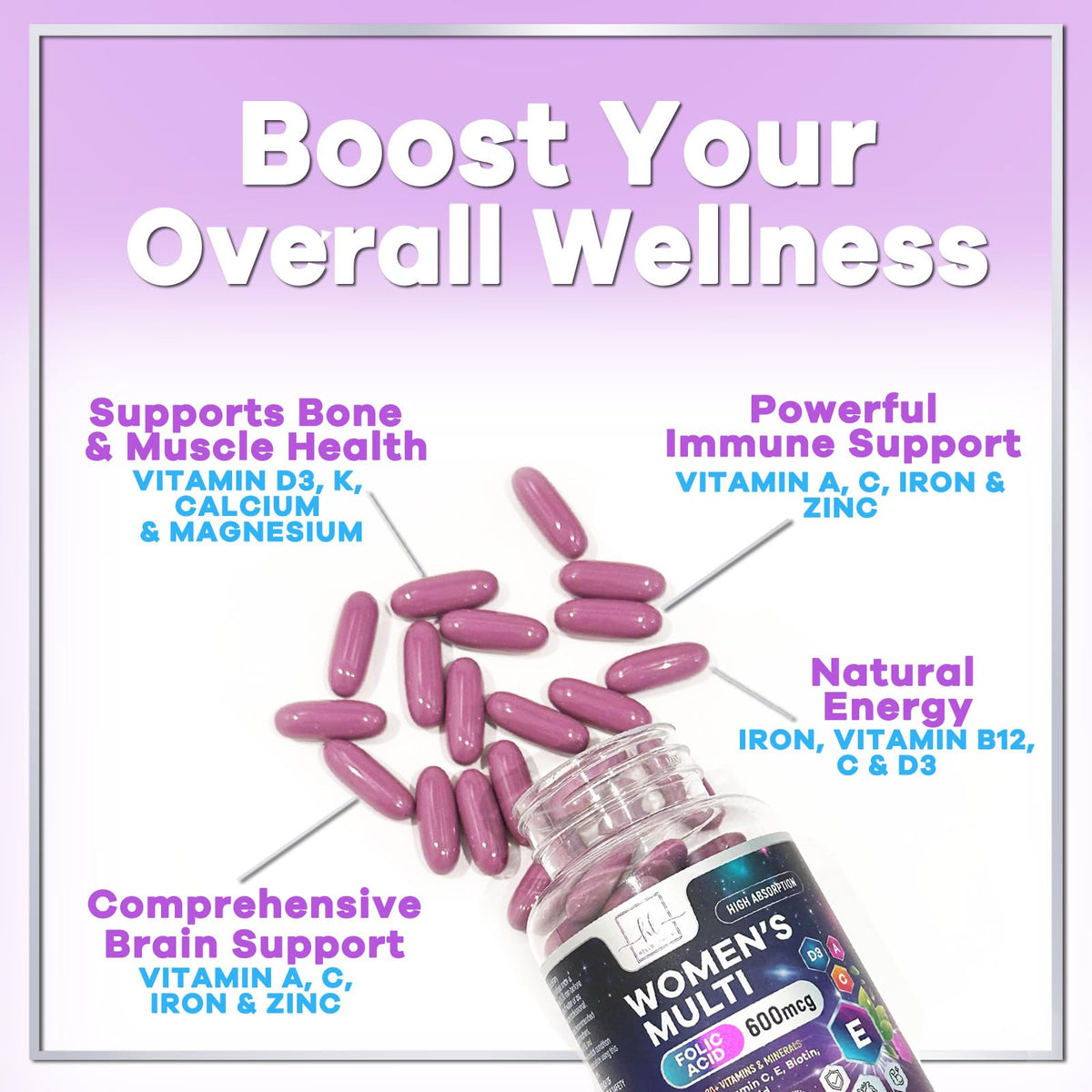 Once-Daily Women’s Multivitamin – 60 Count