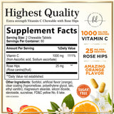 Vitamin C with Rose Hips, 1,000 mg – 120 Count