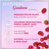 Womens Probiotic CFU Guaranteed with Cranberry, Vegan Strains, Probiotics for Women Supports Digestive, Immune, & Vaginal Health, Lovely Shelf Stable Gummy Supplement, No Soy Gluten - 120 Count