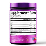 Hydrolyzed Collagen Peptides Powder 20g With Hyaluronic Acid & Biotin - Unflavored Grass Fed Collagen Powder with Type I & III Collagen Supplements - Hair, Nail, Skin & Joint Support