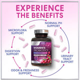 Women’s Probiotic, 50 Billion CFU + Cranberry – 120 Count