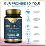 Colostrum, 1,000 mg with 20% Immunoglobulins – 60 Count