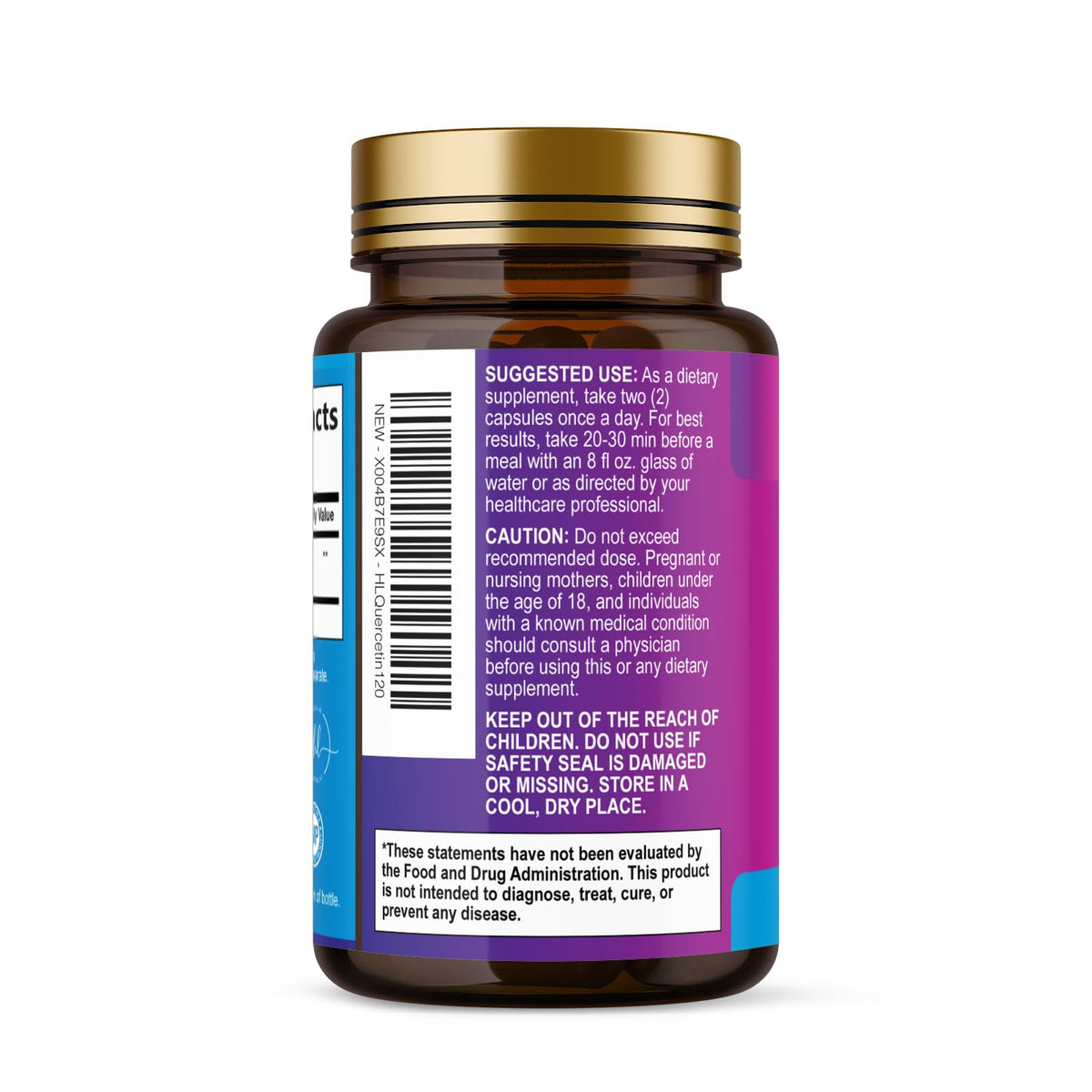 Quercetin, 500 mg – 120 Count