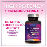 Vitamin E, 400 IU – 120 Count