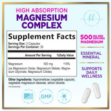 Magnesium Complex, 500 mg – 60 Capsules