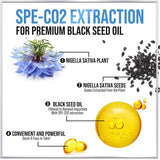 Premium Black Seed Oil Capsules - Extra Strength 1000mg - 100% Blackseed Oil for Immune Support & Skin Health (Non-GMO & Vegan) Pure Cold-Pressed Nigella Sativa Black Cumin Seed Oil