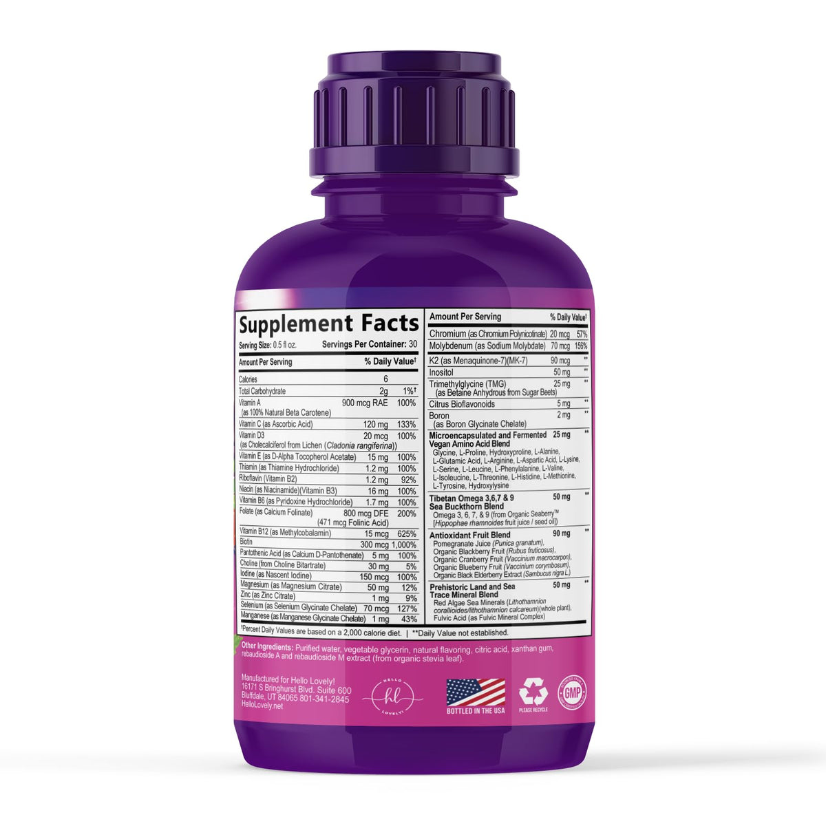 Daily Liquid Multivitamin, Berry – 15 fl oz