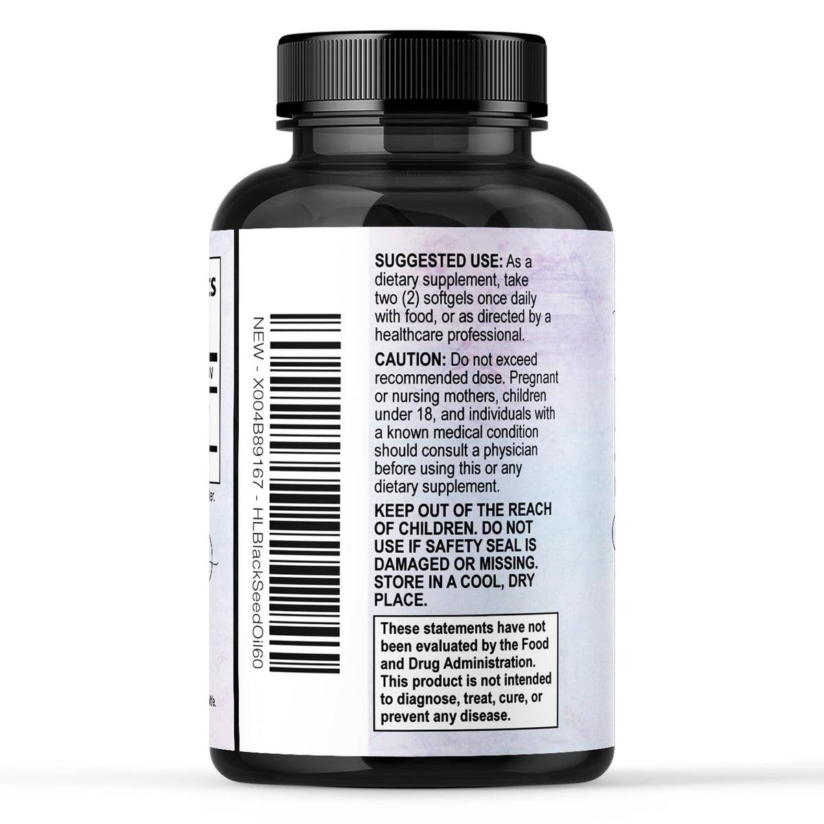 Black Seed Oil, 1,000 mg – 60 Count