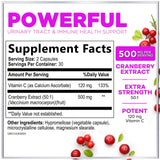Cranberry Extract + Vitamin C, 25,000 mg Formula – 60 Count