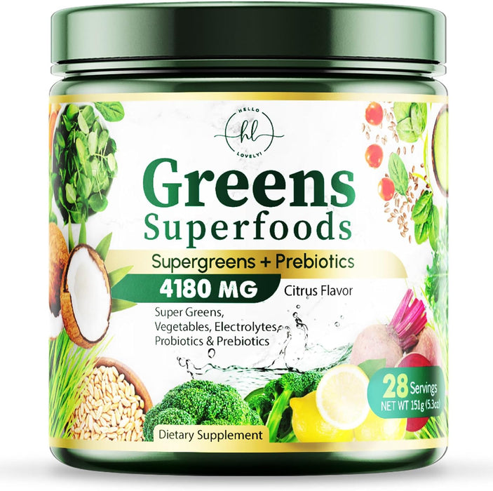 One Sol Greens, Super Greens Powder to Reduce Bloating & Improve Gut  Health, Superfood Fresh Bloom Organic Greens Blend Juice & Smoothie Mix,  Pre 