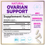 Myo-Inositol + D-Chiro Inositol 2000mg - 40:1 Ratio - 60 Capsules