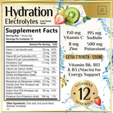 Hello Lovely! Daily Electrolyte Drink Mix - Hydration Powder Drink Supplement, 6 Electrolytes & Minerals, Best Electrolyte Powder, Refreshing Fruit Punch Flavor, Vegan Non-GMO - 60 Servings