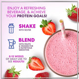 Collagen Peptides Powder 20g - Hydrolyzed Type 1 & 3 Berry Flavor Collagen Powder - Biotin, Hyaluronic Acid, Vitamin C - Hair, Skin, & Nails Support Supplement for Women & Men - Bottled in USA, 10.5oz