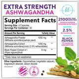 Ashwagandha with Black Pepper, 2,100 mg – 120 Count