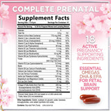 Prenatal Multivitamin with Folic Acid, DHA + Iron – 120 Count