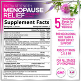 Menopause Supplements for Women - 8 Billion CFU Probiotics, Hot Flash, Night Sweats & Menopause Relief Probiotic for Vaginal, Digestive Health & Immune Support with Black Cohosh - 60 Capsules