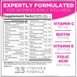 Womens Complete Multivitamin - Once Daily Women's Multi with Vitamin A, B6, B12, C, D, Biotin, Folate, Iron & Zinc, Energy & Immune Health Support, Gluten-Free Multivitamin for Women