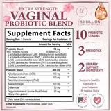Women’s Vaginal Probiotic, 50 Billion CFU – 60 Count