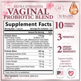 Women’s Vaginal Probiotic, 50 Billion CFU – 120 Count