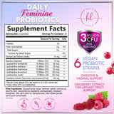 Women’s Probiotic Gummies with Cranberry – 60 Count