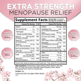 Complete Menopause Supplements for Women Gummy - Multibenefit Menopause Relief Gummies, Natural Hot Flash and Night Sweats Support - Energy Support Supplement, Raspberry Pomegranate